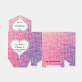 Ode aan Liefde Favoriete Dozen van Dichteres Adiel Bedankdoosjes (Uitgevouwen)