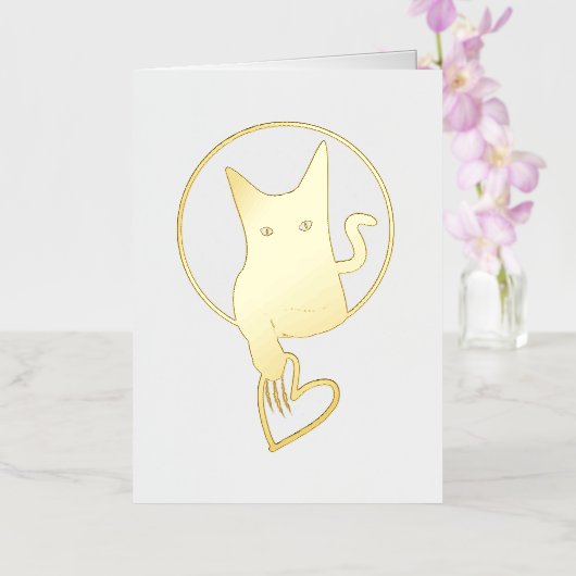 Ode aan Liefde Folie Kaart - Adiela Akoo (Orchidee)
