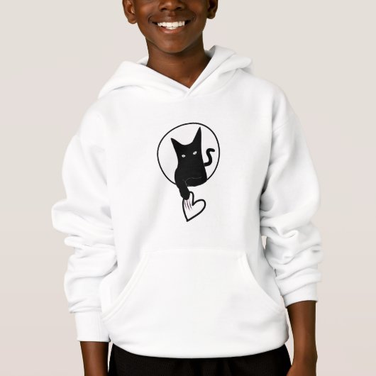 Ode aan Liefde Kat Hoodie van Dichteres Adiela Ako (Voorkant)