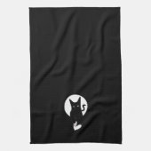 Ode aan Liefde Kat Keukenhanddoeken door Dichteres (Verticaal)