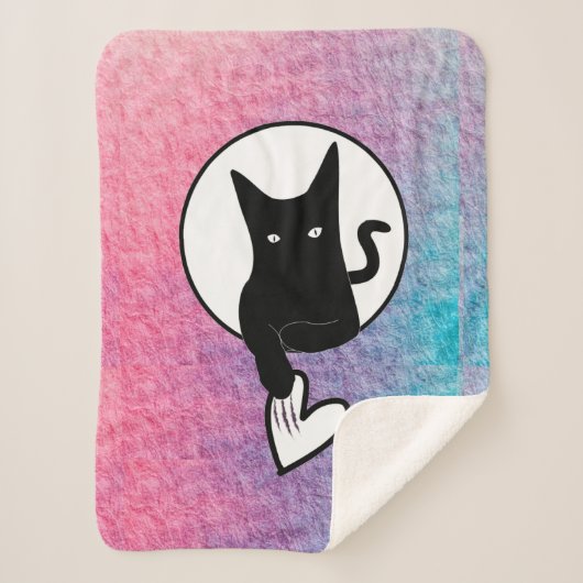 Ode aan Liefde Kat Sherpa Deken - Adiela Akoo (Voorkant)