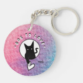 Ode aan Liefde Kat Sleutelhanger - Adiela Akoo (Achterkant)