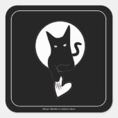 Ode aan Liefde Kat Sticker van Dichteres Adiela Ak (Voorkant)