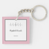 Ode aan Liefde Sleutelhanger van Dichteres Adiela  (Achterkant)