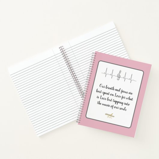 Ode aan Liefde Spiral Notitieboek van Dichteres Ad (Binnen)