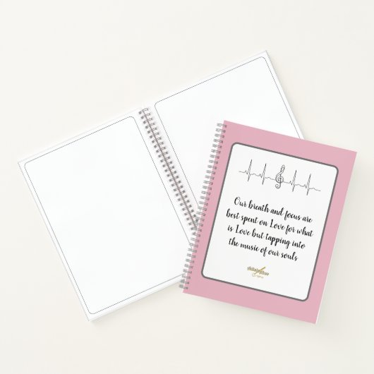 Ode aan Liefde Spiral Notitieboek van Dichteres Ad (Binnen)