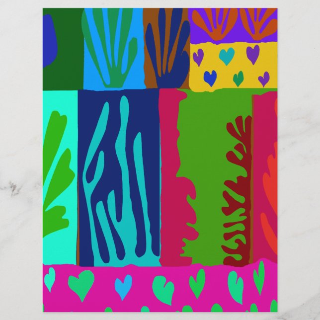 Ode aan Matisse Collage (Voorkant)