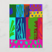 Ode aan Matisse Collage Briefkaart (Voorkant)
