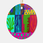 Ode aan Matisse Collage Keramisch Ornament (Links)