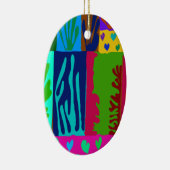 Ode aan Matisse Collage Keramisch Ornament (Rechts)