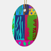 Ode aan Matisse Collage Keramisch Ornament (Links)