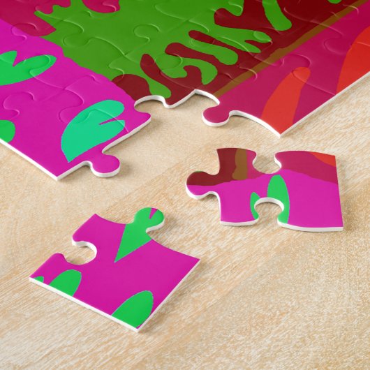 Ode aan Matisse Collage Legpuzzel (Zijkant)
