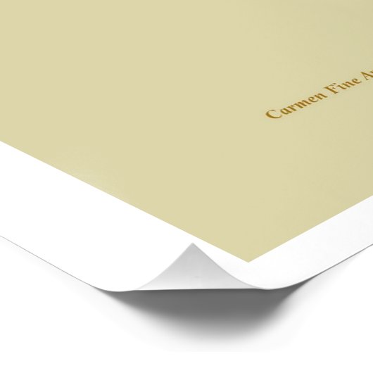 "Ode aan pure significantie", glanzend Poster (Hoek)