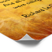 Ode aan Spring Poem met Brown Bird Wren Poster (Hoek)