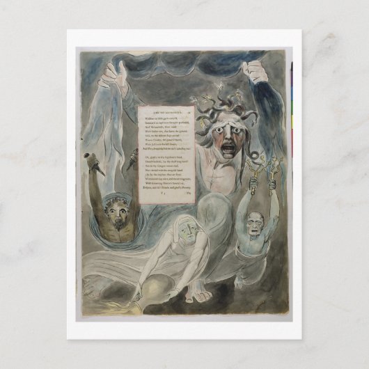 Ode aan tegenspoed, uit 'The Poems of Thomas Gray' Briefkaart (Voorkant)