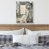Ode aan tegenspoed, uit 'The Poems of Thomas Gray' Canvas Afdruk (Insitu (Slaapkamer))