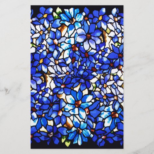 Ode aan Tiffany Clematis Briefpapier (Voorkant)