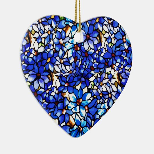 Ode aan Tiffany Clematis Keramisch Ornament (Rechts)