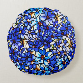 Ode aan Tiffany Clematis Rond Kussen