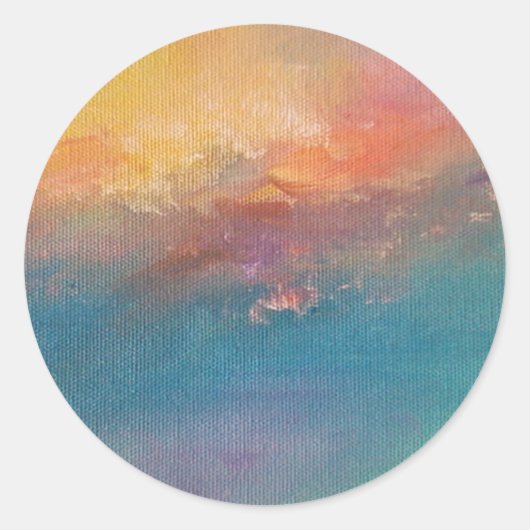 Ode aan Turner Ronde Sticker (Voorkant)