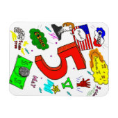 Ode aan vijf Flexible Magnet Magneet (Horizontaal)