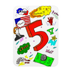 Ode aan vijf Flexible Magnet Magneet