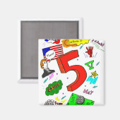 Ode aan Vijf Magnet (Voorkant / Achterkant)