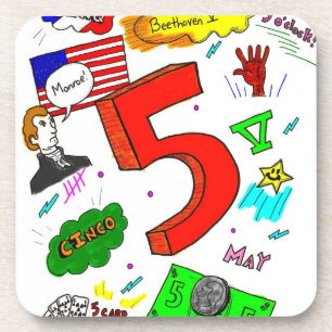 Ode aan Vijf Onderzetters - reeks van 6