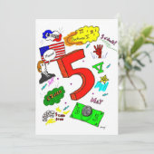 Ode aan Vijf Uitnodigingen (Staand voorkant)