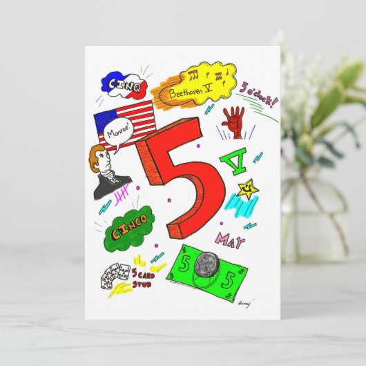 Ode aan Vijf Uitnodigingen (Staand voorkant)