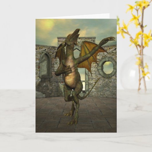 Ode Kaart (Gele Bloem)