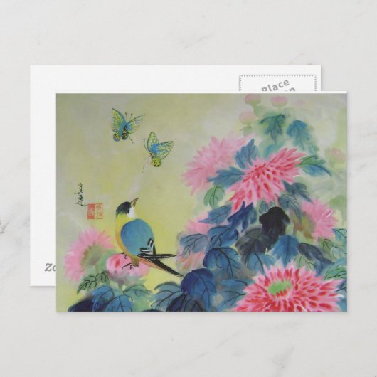 Ode naar lente briefkaart (Voorkant / Achterkant)