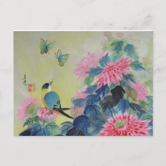 Ode naar lente briefkaart (Voorkant)