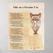 Ode op een Grecian Urn Poster (Voorkant)