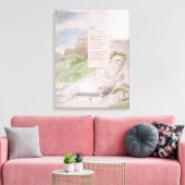 Ode op een ver perspectief van Eton College, van ' Canvas Afdruk (Insitu (Woonkamer))