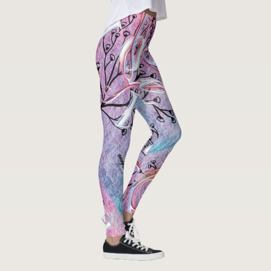 Ode to Love Active Draag door Adiela Akoo Leggings (Rechts)