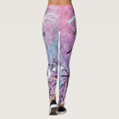 Ode to Love Active Draag door Adiela Akoo Leggings (Achterkant)