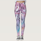 Ode to Love Active Draag door Adiela Akoo Leggings (Voorkant)