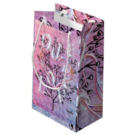 Ode to Love Gift Bag van Poet Adiela Akoo Klein Cadeauzakje (Achterkant Gekanteld)