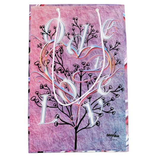 Ode to Love Gift Bag van Poet Adiela Akoo Medium Cadeauzakje (Voorkant)