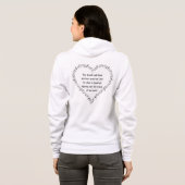 Ode to Love Hoodie van Dichter Adiela Akoo (Achterkant volledig)