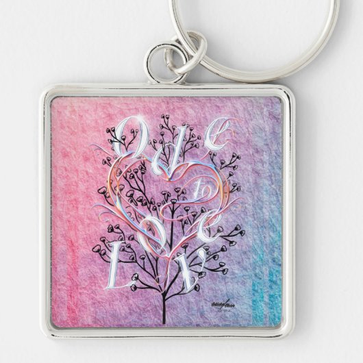 Ode to Love Premium-Sleutelhanger Sleutelhanger (Voorkant)