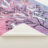 Ode to Love Sherpa Blanket by Adiela Akoo Deken (3/4)