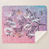 Ode to Love Sherpa Blanket by Adiela Akoo Deken (Voorkant (horizontaal))