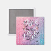 Ode to Love Square Magnet (Voorkant / Achterkant)