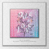 Ode to Love Square Magnet