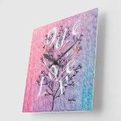 Ode to Love Square Wall klok (Hoek)