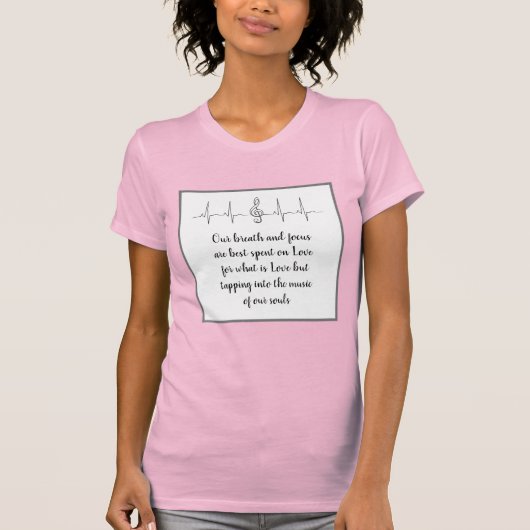 Ode to Love T-shirt van dichteres Adiela Akoo (Voorkant)