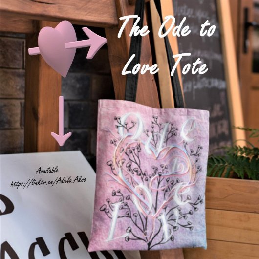 Ode to Love Tas Ontworpen door: Poet Adiela Akoo