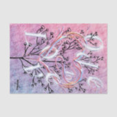 Ode to Love Tissue Paper van Poet Adiela Akoo Tissuepapier (Voorkant)